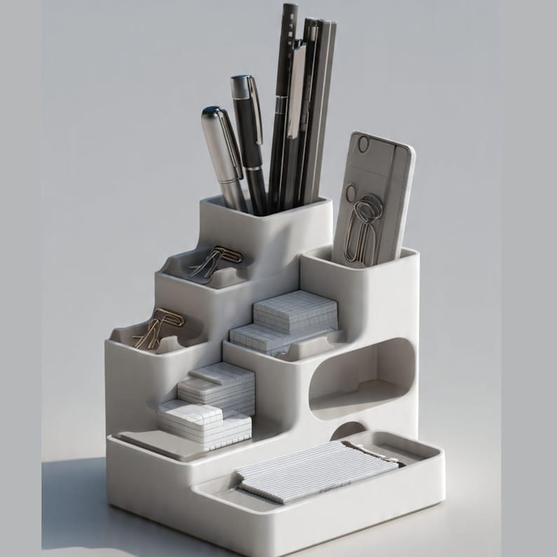 150+ Office Organizers STL Bundle Ready for 3D Printing Desk Storage ...