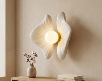 Sea Petal - Modern 3D Printed PETG Wall Sconce