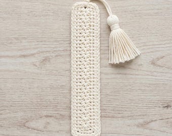 Star Stitch Crochet Bookmark Pattern | Easy Textured Cotton Bookmark (PDF Download)