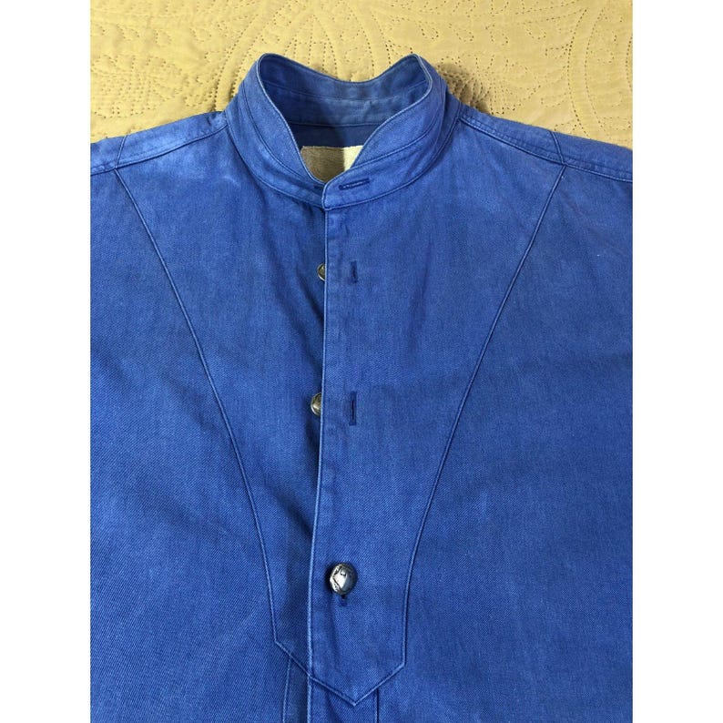 VTG 90s Stubbs Collection westernshirt met buffelknopen Tencel Western XL afbeelding 8