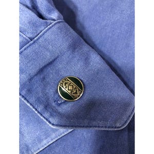 VTG 90s Stubbs Collection westernshirt met buffelknopen Tencel Western XL afbeelding 10