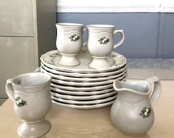 Replacement Pfaltzgraff Christmas Heirloom Stoneware Dishes Plates Mugs Creamer