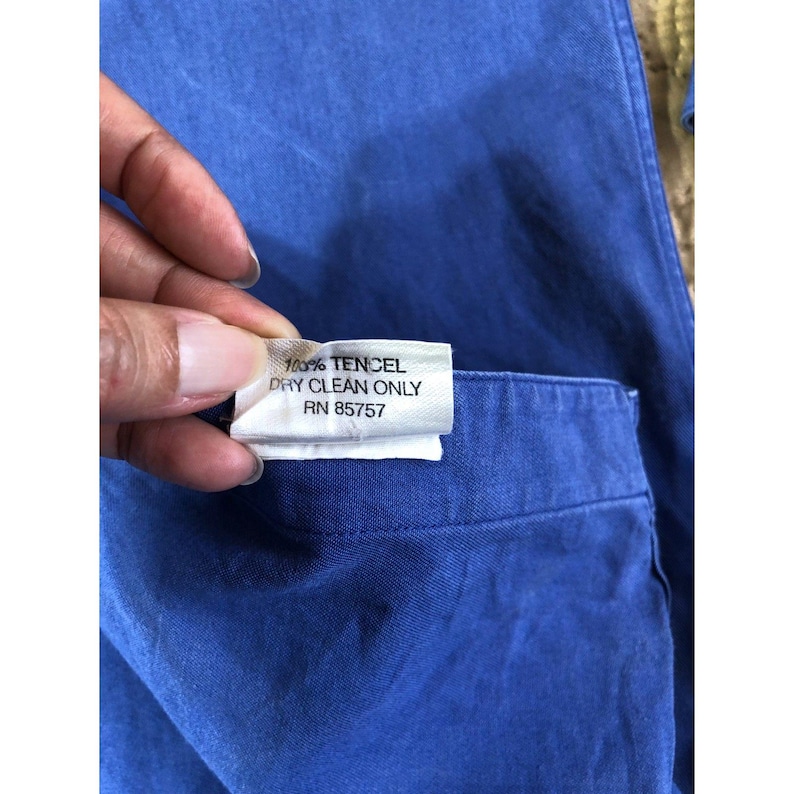 VTG 90s Stubbs Collection westernshirt met buffelknopen Tencel Western XL afbeelding 5