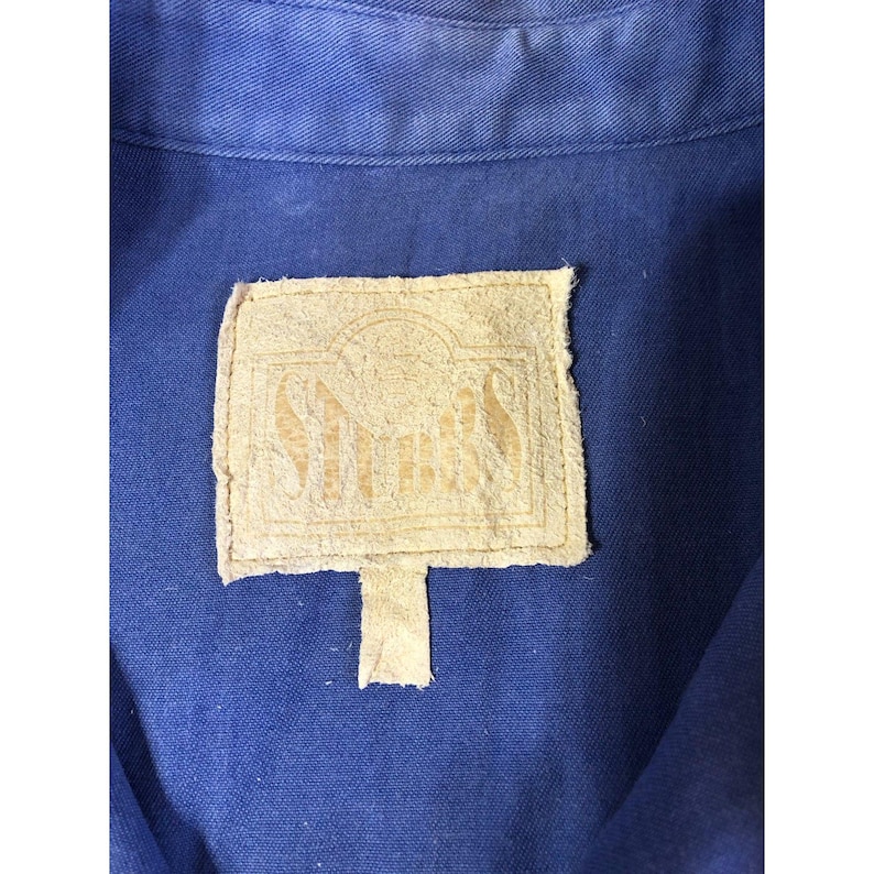 VTG 90s Stubbs Collection westernshirt met buffelknopen Tencel Western XL afbeelding 3