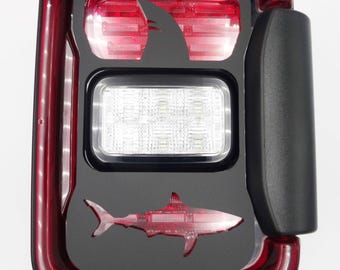 Shark brake light covers/ fits 2020-2023 Galdiator with led lights