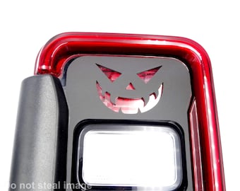 Scary pumpkin brake light covers/ fits 2020-2023 Galdiator with led lights