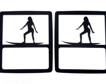 Surfer girl brake light covers/ fits 2018-25 Jeep Wrangler JL