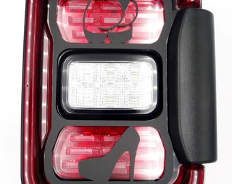 High heel brake light covers/ fits 2020-2023 Galdiator with led lights