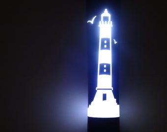 Lighted lighthouse ink pen