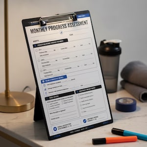 Progressive Overload Weightlifting Blueprint Printable | Strength Training Tracker | Workout Progress Log PDF | Instant Download