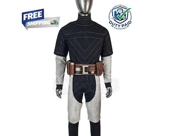 Paz Vizsla Inspired Heavy Infantry Mandalorian Cosplay Costume | Beskar Armor Outfit