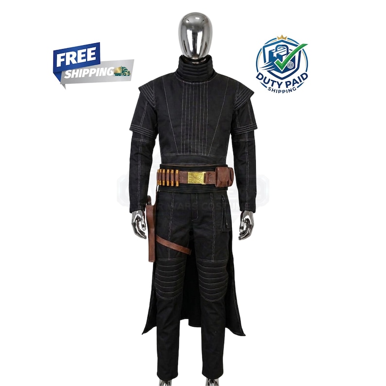 Boba Fett-kostym | Star Wars Cosplay-dräkt | Mandalorian-rustning | Handgjord Halloween-kostym bild 1