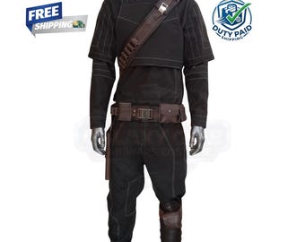 Din Djarin Costume | Mandalorian Flight Suit Cosplay | Handmade Star Wars Outfit