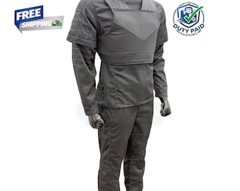 Din Djarin Mandalorian Costume | Beskar Flight Suit & Vest | Star Wars Cosplay Outfit