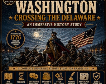 Washington Crossing the Delaware | Immersive History Study | America 250