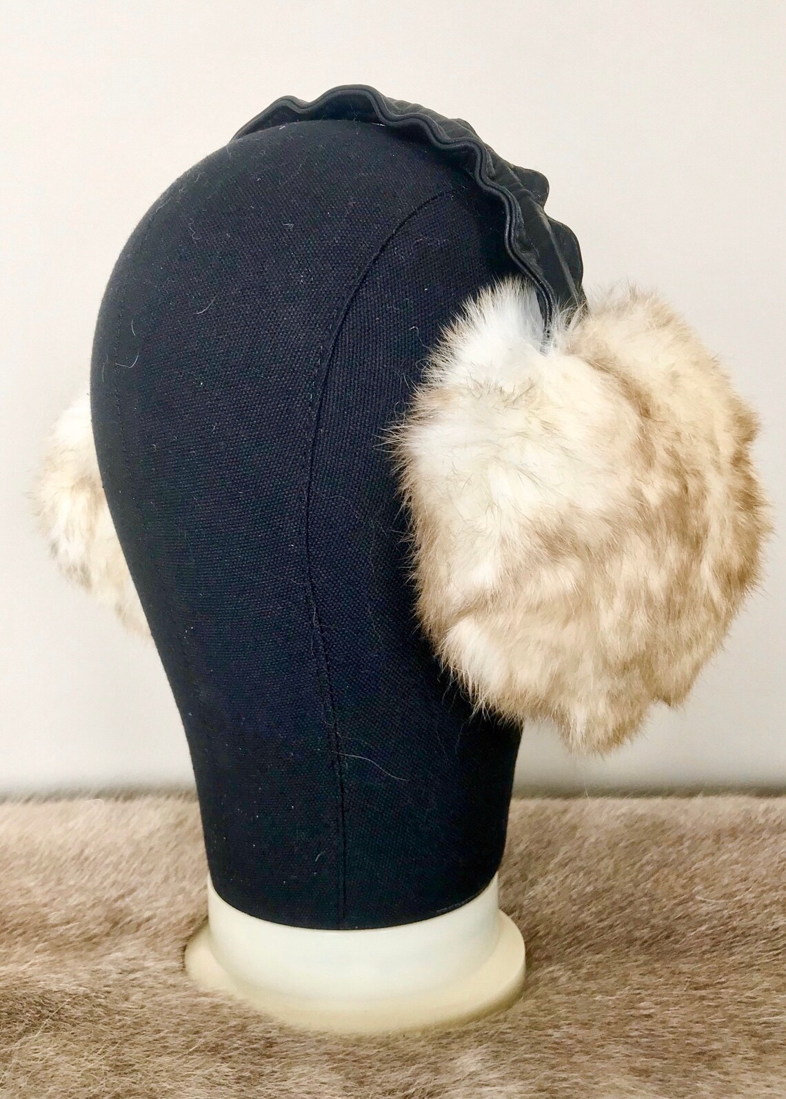Real Fur Earmuffs Handmade in Canada Reclaimed Upcycled Etsy Canada