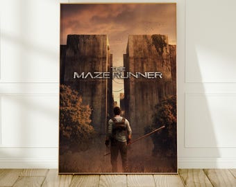 The Maze Runner Movie Poster | Film Art Print | Wall Decor