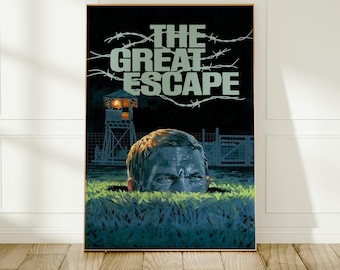 The Escape Movie Poster | Vintage Film Art Print | Cinema Wall Decor