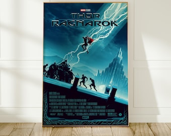 Thor Ragnarok Movie Poster | Film Art Print | Wall Decor