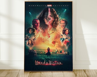 WandaVision Series Poster | TV Show Art Print | Wall Decor