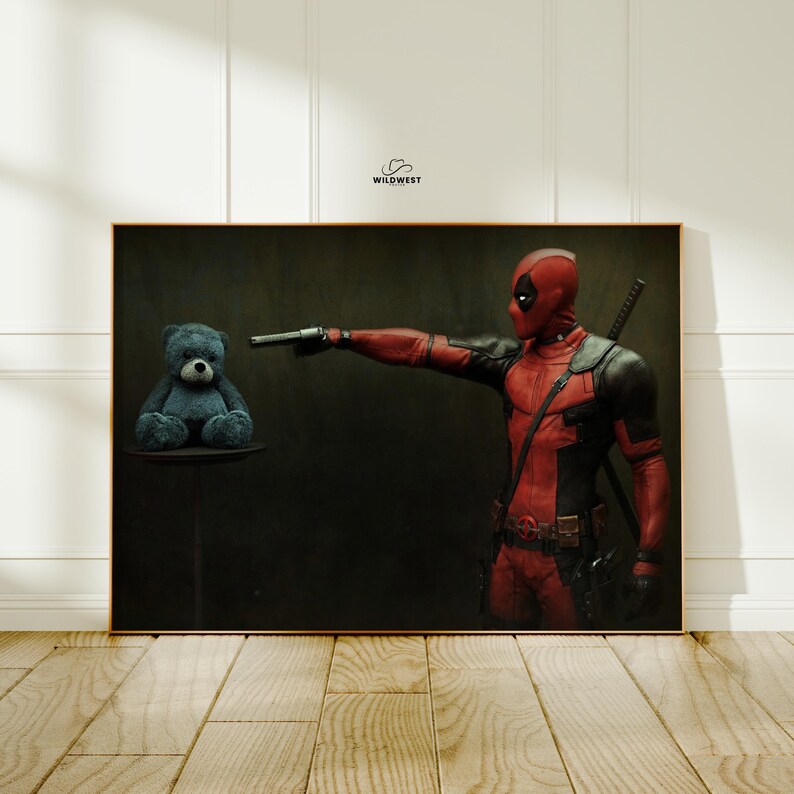 Deadpool-filmaffisch | Filmkonsttryck | Väggdekor Design 9