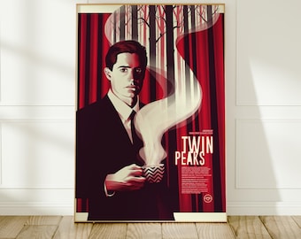 Twin Peaks Series Poster | TV Show Art Print | Wall Decor