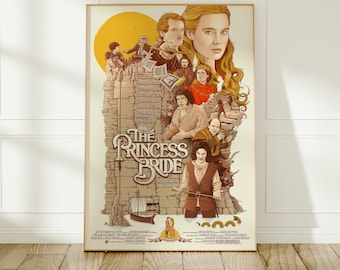 The Princess Bride Movie Poster | Film Art Print | Wall Decor