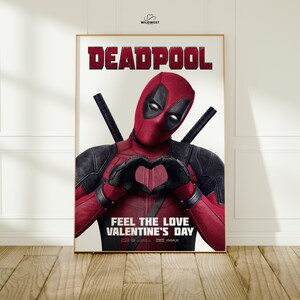 Deadpool-filmaffisch | Filmkonsttryck | Väggdekor Design 8