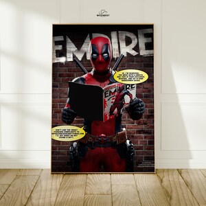 Deadpool-filmaffisch | Filmkonsttryck | Väggdekor Design 5