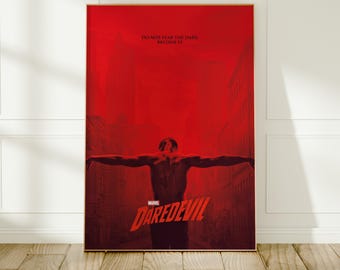 Daredevil Series Poster | TV Show Art Print | Wall Decor
