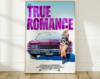 True Romance Poster | Film Art Print | Wall Decor