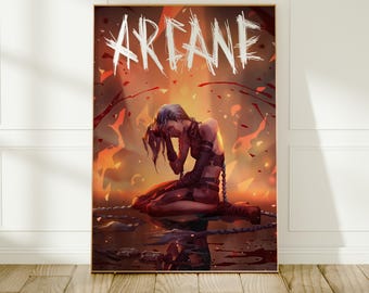 Arcane Series Poster | TV Show Art Print | Wall Decor
