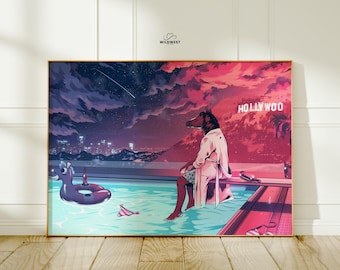 BoJack Horseman Series Poster | TV Show Art Print | Wall Decor