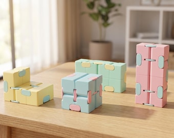 Infinity Cube Fidget-speeltje: stressverlichting, focushulpmiddel, ADHD-sensorisch speelgoed