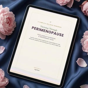 Perimenopause Workbook & Symptom Tracker | Menopause Hormone Health Journal | Midlife Wellness Planner | Printable Digital Download
