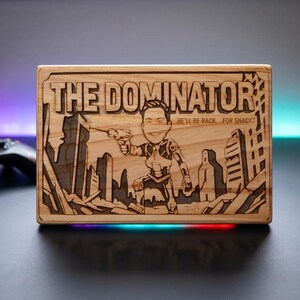 Targa personalizzata incisa/intarsiata per bambini - Targa in legno personalizzata con nome - Decorazione da parete per camera da letto - Targa artigianale per bambini