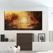 Etsy listing thumbnail: Textured Landscape Painting: Earth Tones Acrylic Forest Art (Custom)
