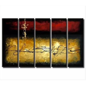 Large Abstract Painting: Modern Home Decor by Osnat (Made To Order)