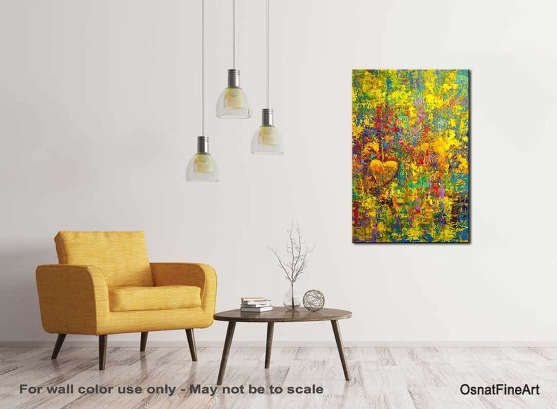 Abstract Painting Canvas Art Print by Osnat PRINT on Canvas Wall Art Abstract Print