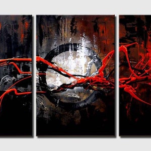 contemporary abstract art for living room office bedroom, large modern abstract paintings for home decor by Osnat - MADE TO ORDER