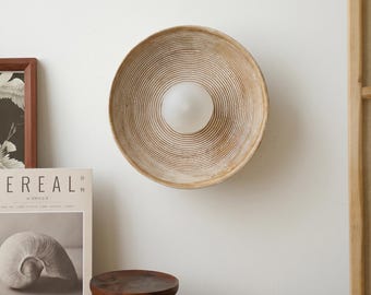 Aplique de pared moderno con textura, lámpara decorativa para dormitorio y sala de estar.