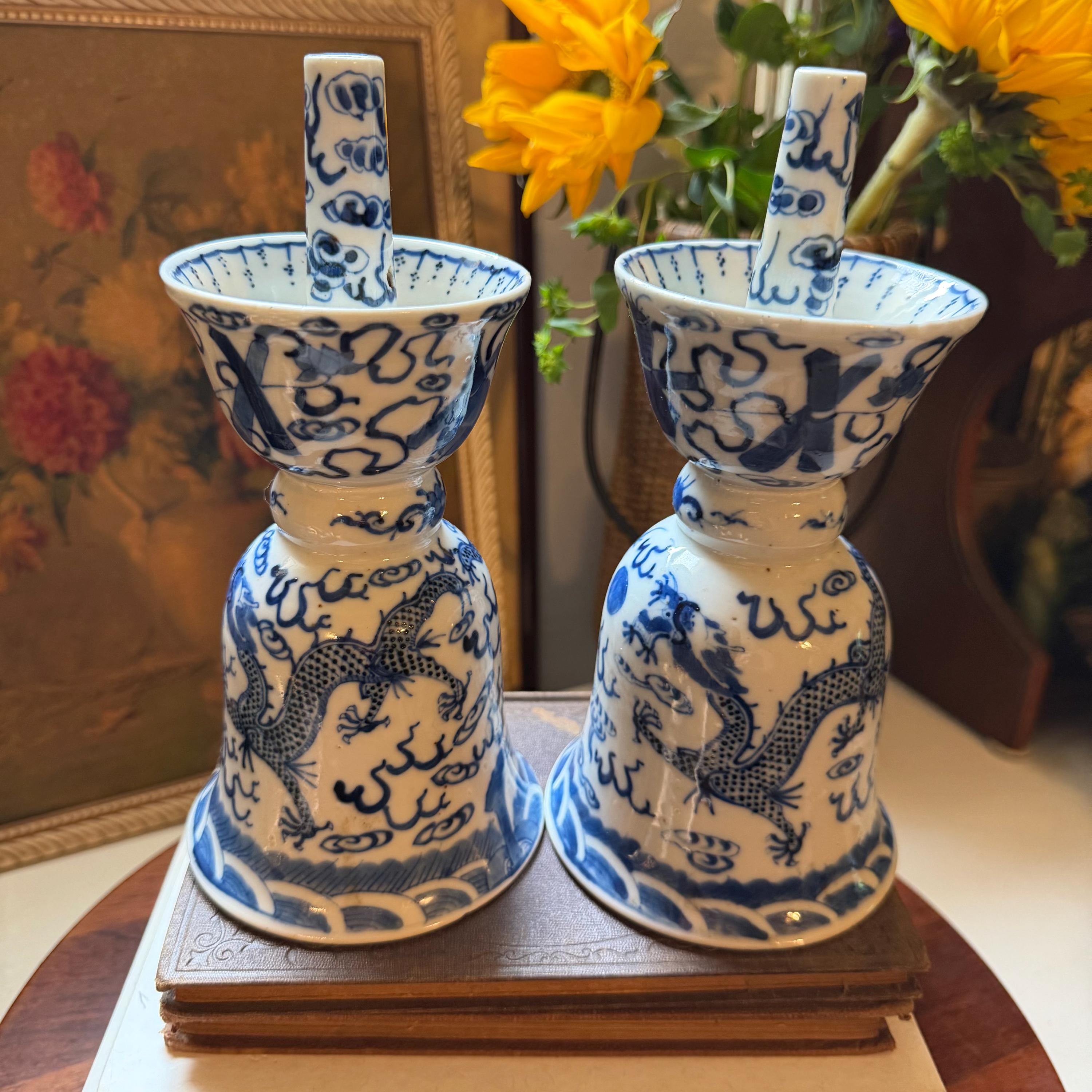 Blue White Dragon Porcelain - Etsy