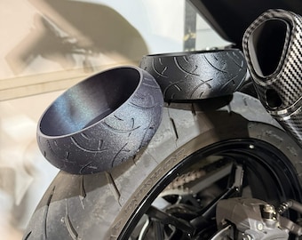 Catch All Tray- Motorcycle Tire Key Holder