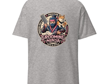 Hundfrisör Ninja Unisex klassisk t-shirt