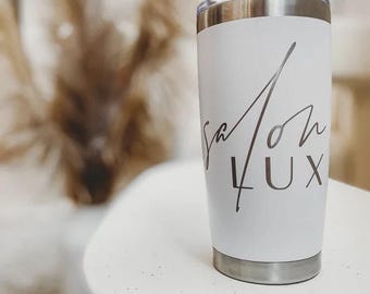 Vaso de 20 oz grabado, vaso personalizado, AÑADE TU LOGOTIPO, vasos al por mayor, vaso grabado con láser, vasos a granel.