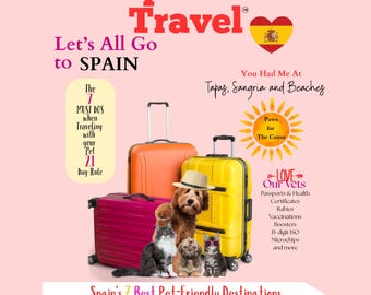 Pampered Pet Travel Ebook Spain from USA