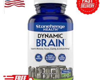 Stonehenge health Dynamic Brain, Supports Memory, Focus, clarity and cellular energy Dietary supplement