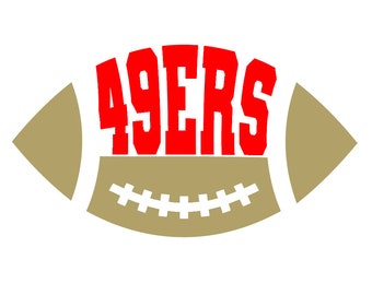 49ers Football Svg Etsy