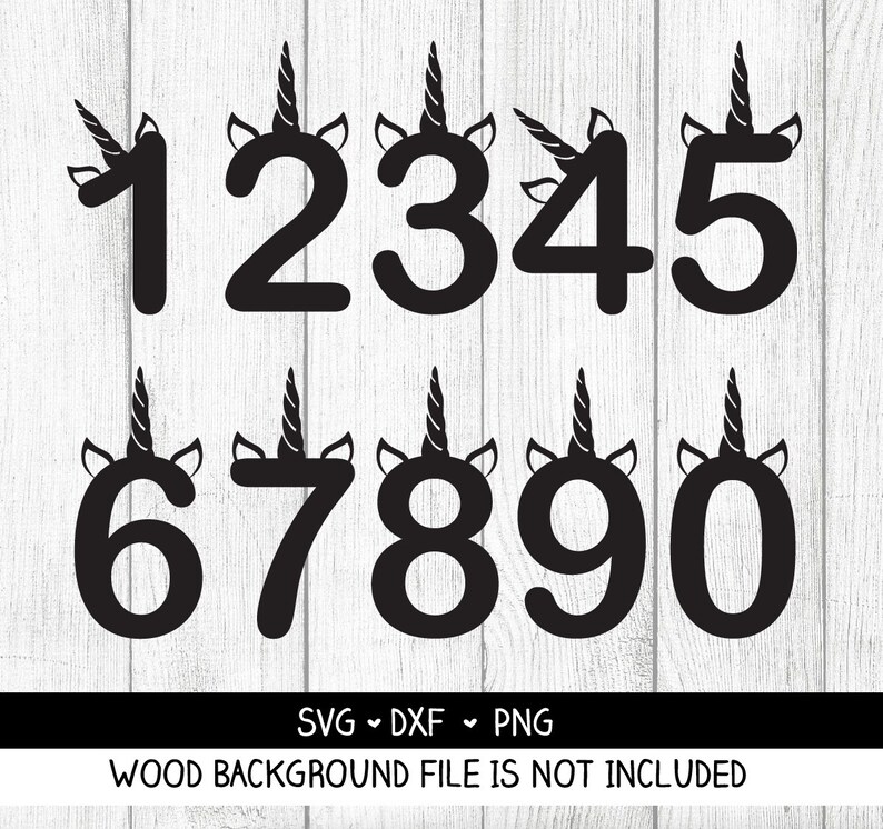 Download Unicorn Numbers SVG Unicorn Numbers png unicorn birthday ...
