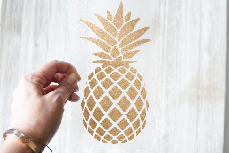 Pineapple Iron on Transfer Glitter Pineapple Iron On Iron on Etsy